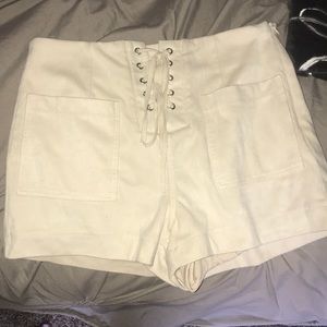 High waisted shorts